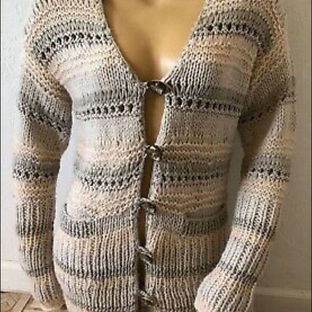 Boston Proper sweater with metallic threading